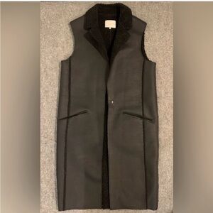 OAK + FORT Black Sleeveless Vest